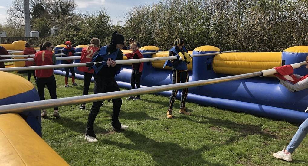 Human Table football is a hilarious stag do activity