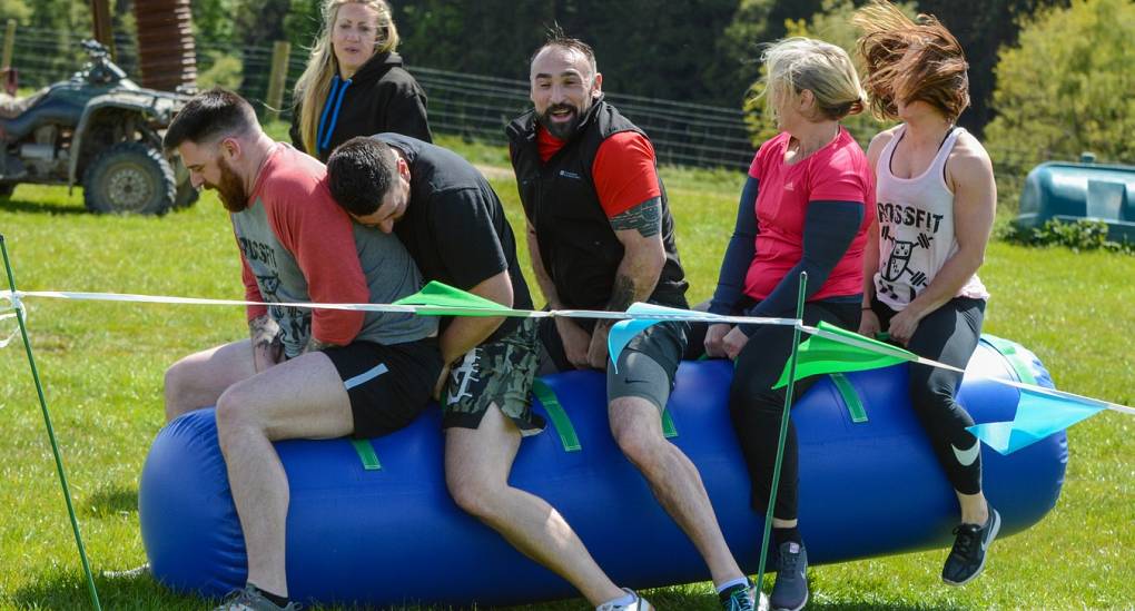Another hilarious event for stags and hen in the Inflatable Games